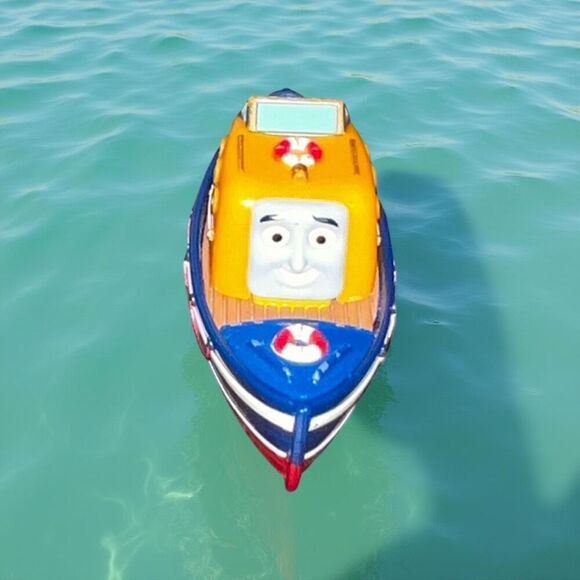 2009 Take Along Take Thomas The ‘CAPTAIN’ DieCast Metal BOAT B9 - Picture 1 of 6
